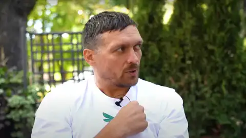 Олександр Усик. Фото: Скриншот з відео Kanał Sportowy