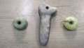 Over 100 Neolithic jade artifacts unearthed in north China. Photo by Xinhua.