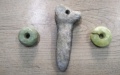 Over 100 Neolithic jade artifacts unearthed in north China. Photo by Xinhua.