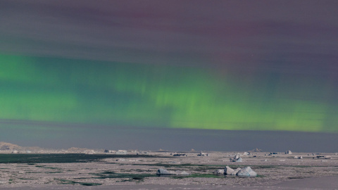 Південне полярне сяйво. Фото: https://www.facebook.com/AntarcticCenter