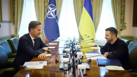 Новий керівник НАТО Рютте здійснив перший візит в Україну. Фото: Telegram Zelenskiy / Official