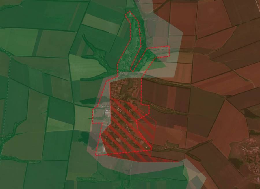 Screenshot of the DeepState interactive map