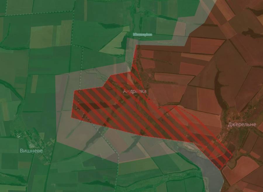 Screenshot of the DeepState interactive map