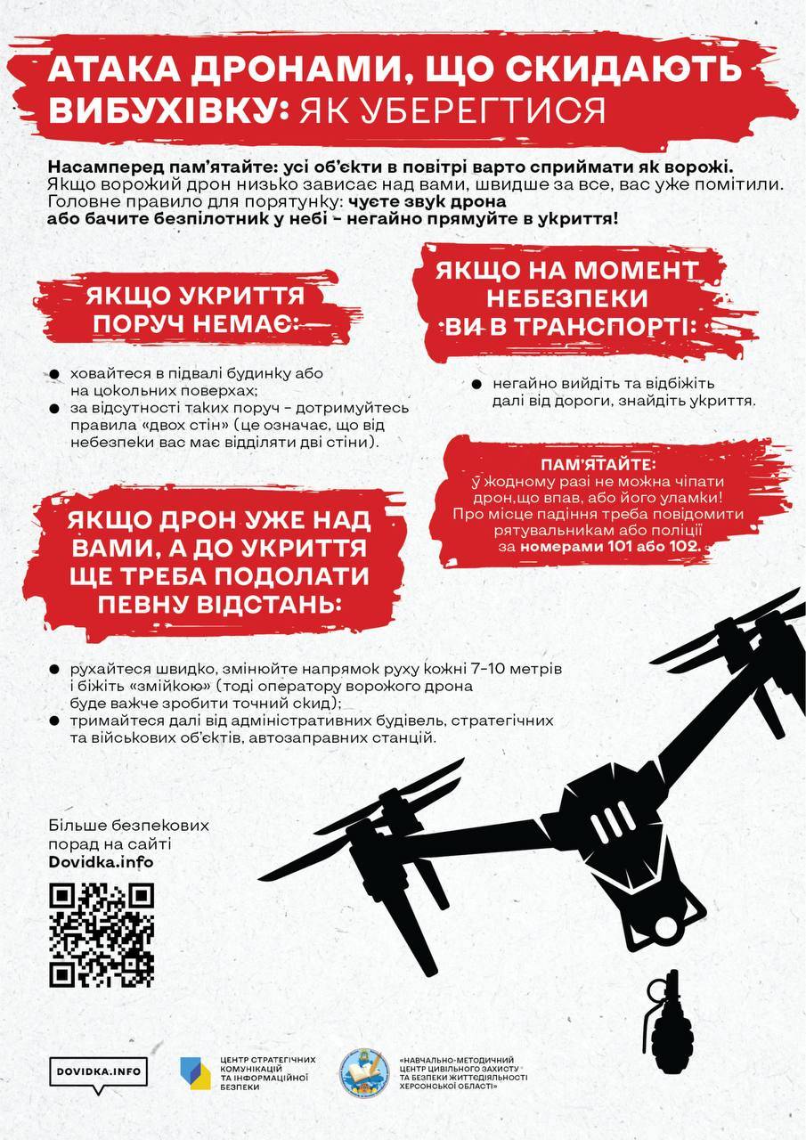 Як вберегтися від російського дрона