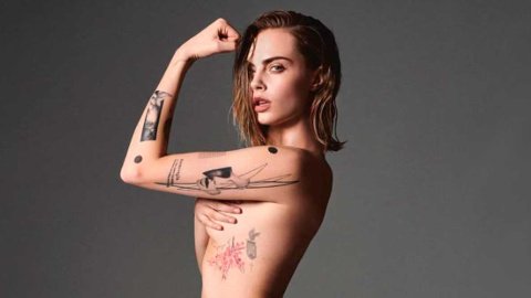 Кара Делевінь. Фото: Calvin Klein