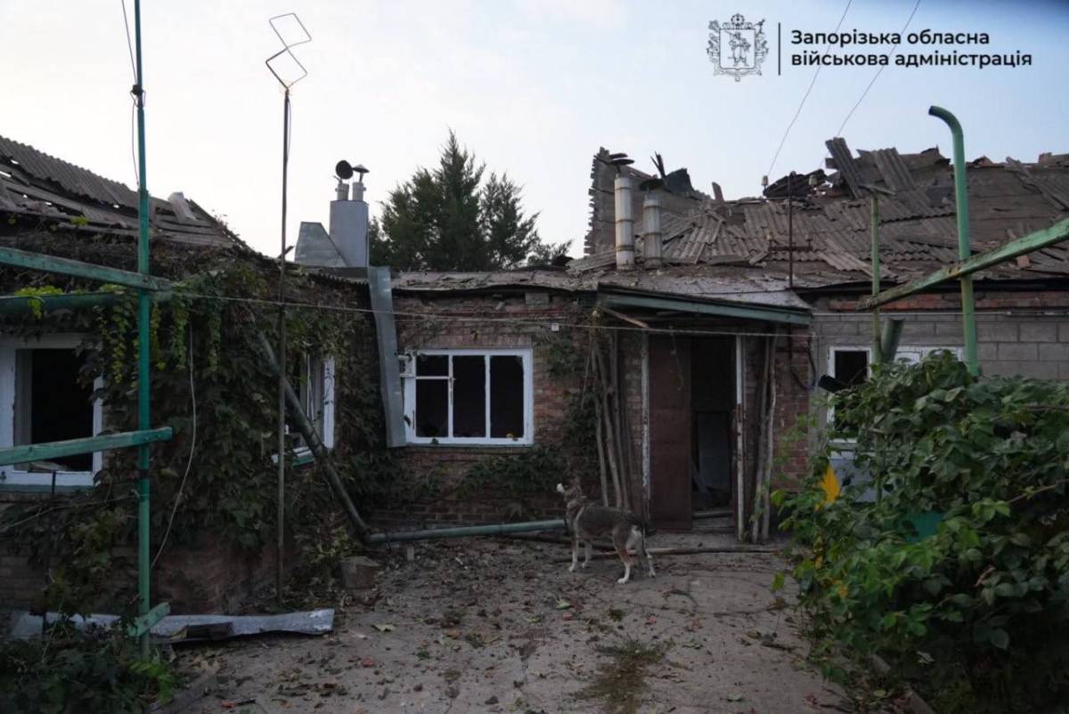 Consequences of the russian attack on Zaporizhzhia. Photo: Telegram/Ivan Fedorov/Zaporizhzhia region/Zaporizhzhia