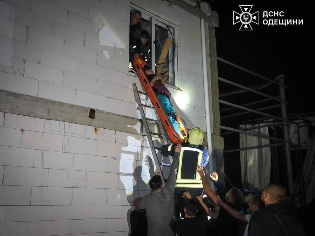 Russia once again attacked the Odesa Region. Photo: State Emergency Service