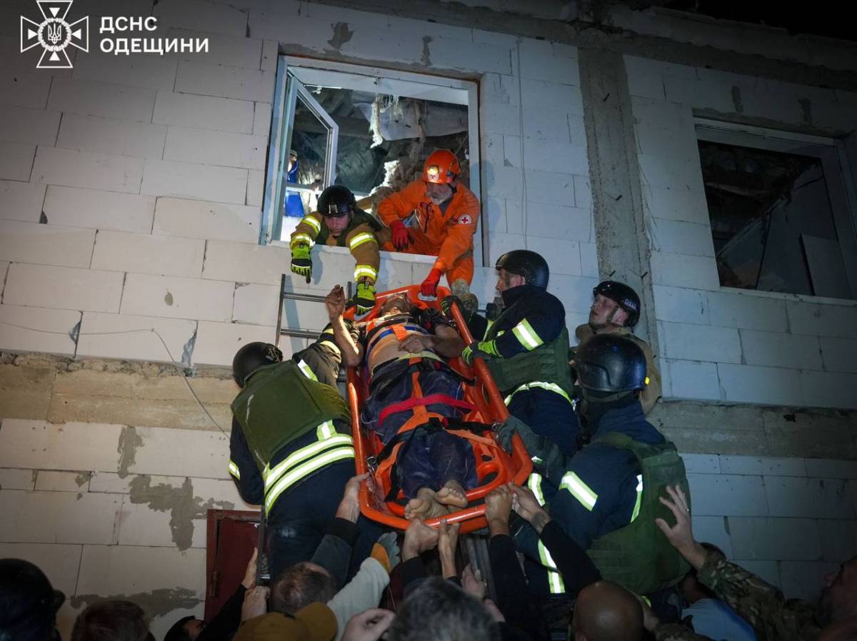 The russians once again attacked the Odesa Region. Photo: State Emergency Service