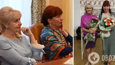 Ирина Фарион и ближайшая подруга Оксана Микитюк. Коллаж: Обозреватель