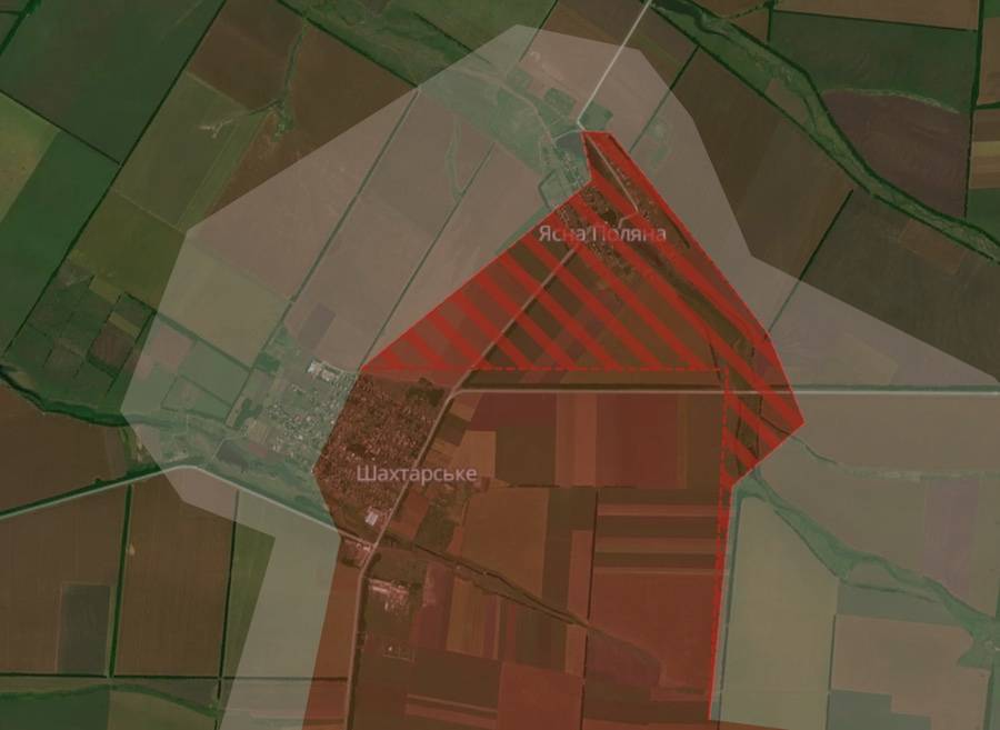 Screenshot of the DeepState interactive map