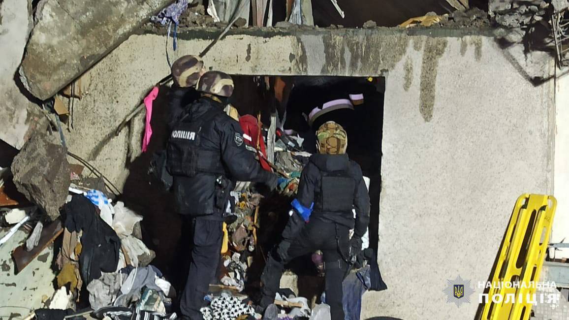 Emergency and rescue work in Kharkiv. Photo: National Police