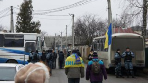 "Беркут" у Межигорья. Фото Анатолия Балюка