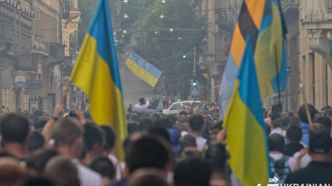 У Львові 10 тисяч футбольних фанатів провели "Марш єдності"