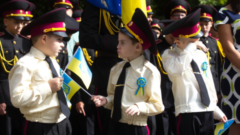 Святкова лінійка 1 вересня у київських кадетів