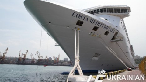 В Одессу прибыл лайнер Costa Mediterranea