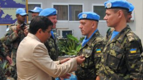 Украинцы признаны лучшими в ДР Конго. Фото с сайта Минобороны
