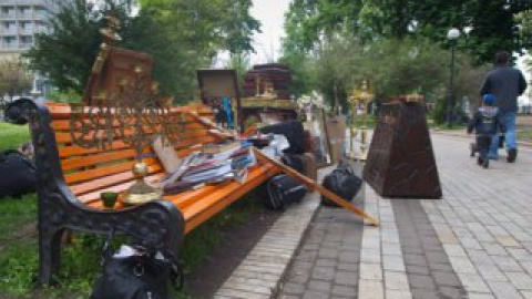 Палаточной церкви больше нет.