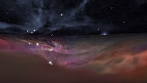  Туманність Оріона. Скріншот відео NASA 