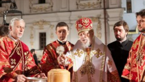 Пасхальное богослужение в Лавре. Фото пресс-службы УПЦ МП