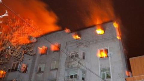К тушению пожара привлекалось 94 человека. Фото: пресс-служба КГГА