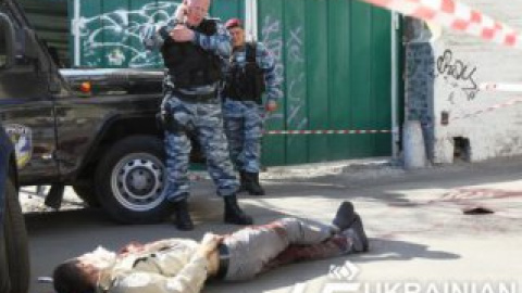 В центре Киева застрелили человека