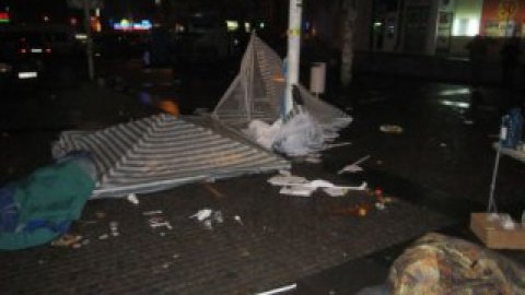 Разгром Евромайдана в Днепропетровске