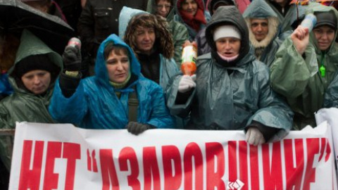 Предприниматели продолжают митинг на Майдане