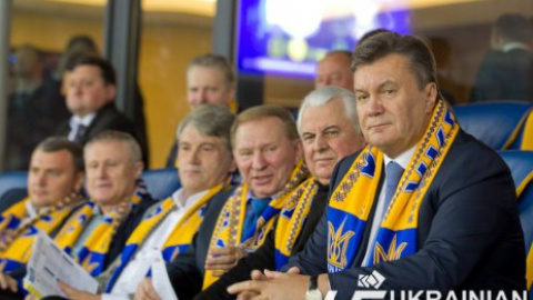 Президенты Украины посетили матч Украина-Англия