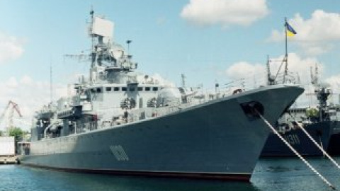 Выход Гетьмана Сагайдачного из Севастополя с вертолетом и спецназом на борту запланирован на сегодня.