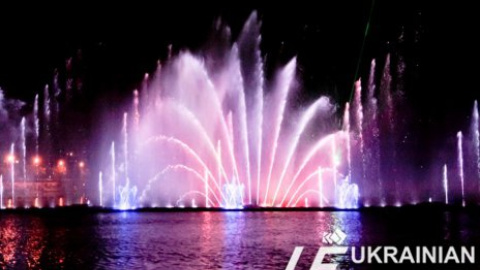 В Виннице открылся крупнейший речной фонтан в Европе