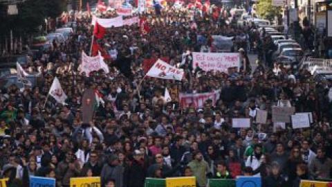 В Европе протесты.