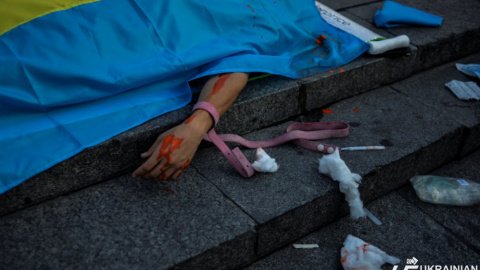 ​Міліція завадила активістам зірвати репетицію військового параду на Майдані