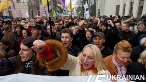 Украина протестуют против нового Налогового Кодекса