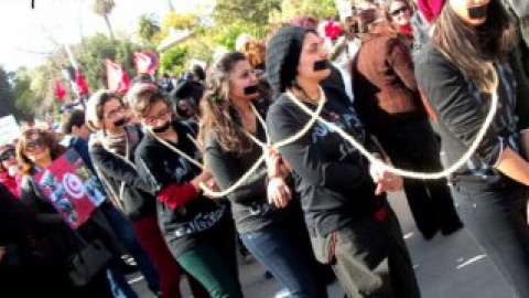 Активистки проводят парады. Фото предоставлено Femen