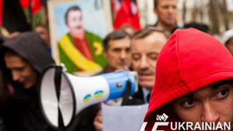 Митинг за установку памятника Мазепе в Киеве