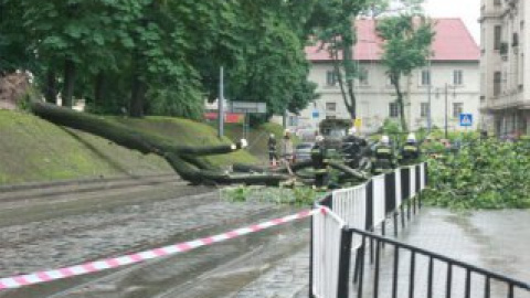 Следствия стихии во Львове