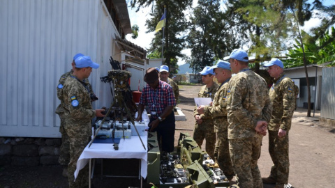 ​Національний контингент у ДР Конго пройшов інспекцію штабу Місії ООН з перевірки майна