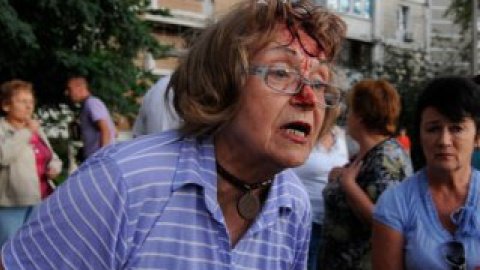 Милиция в драку не вмешивалась.