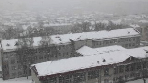 Во Львове снова идет снег. Фото Василя Трухана