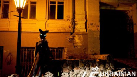 Парад черных кошек на Андреевском спуске