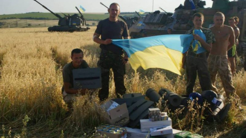 Українські артилеристи в зоні АТО