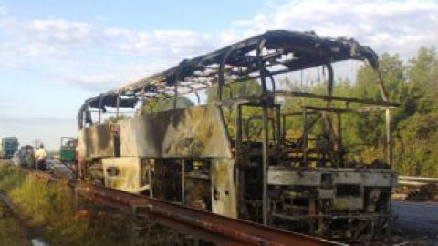 Пожар уже потушен. Фото: пресс-служба ГосЧС в Запорожской области