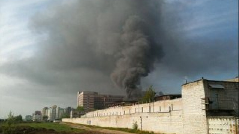Пожар на Минском заводе.