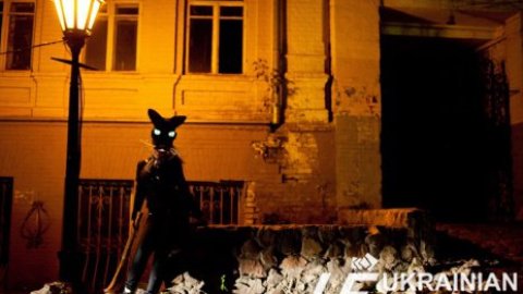 Парад черных кошек на Андреевском спуске