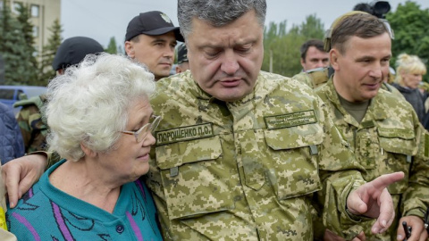 Порошенко посетил Славянск