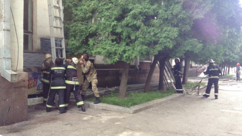 Пожежа в драматичному театрі в Черкасах