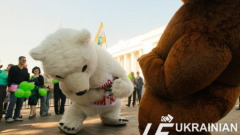 Под Раду пришли противники гомосексуализма