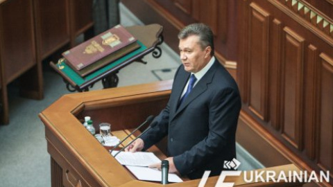 Выступление Януковича в Верховной Раде
