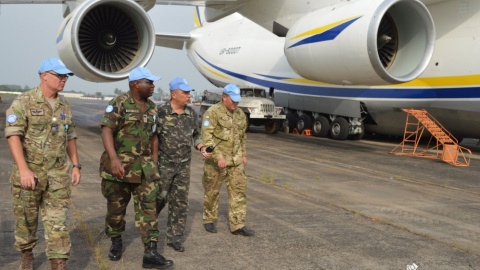 До Нового року українським миротворцям у Ліберії прибутку відремонтовані вертольоти