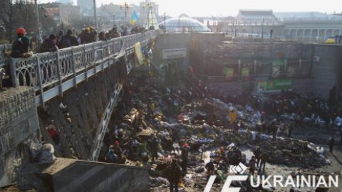 Киевский Евромайдан: день 91-й